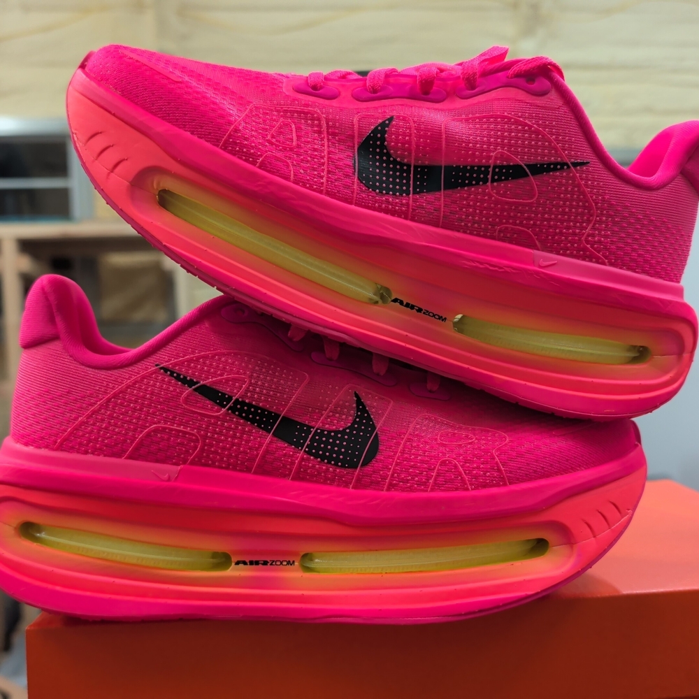 Nike Pink and Yellow Athletic Shoes